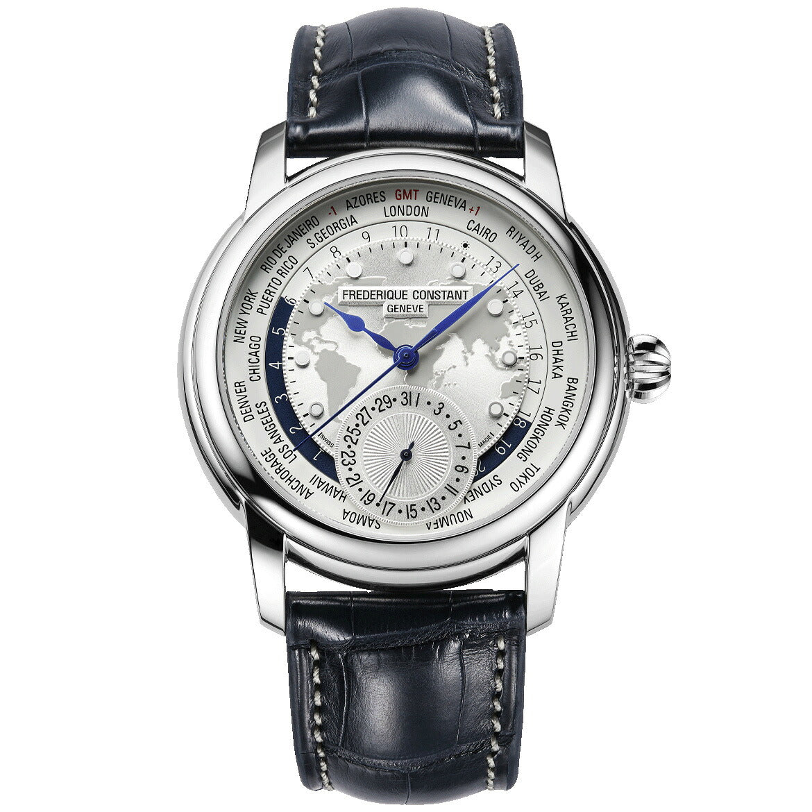 フレデリック コンスタント FREDERIQUE CONSTANT クラシック ワールドタイマー マニュファクチュール FC-718WM4H6 腕時計【60回分割手数料無料！】
