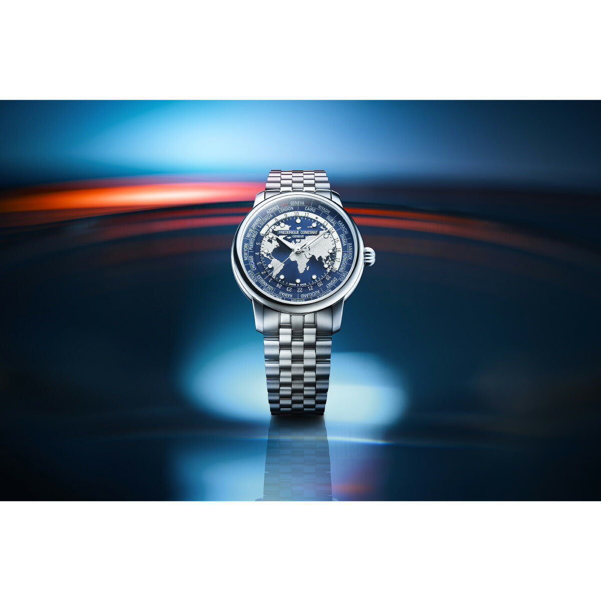 フレデリック コンスタント FREDERIQUE CONSTANT クラシック ワールドタイマー マニュファクチュール FC-719NN3H6B 腕時計 フレデリックコンスタント【2026 新作】【60回分割手数料無料！】