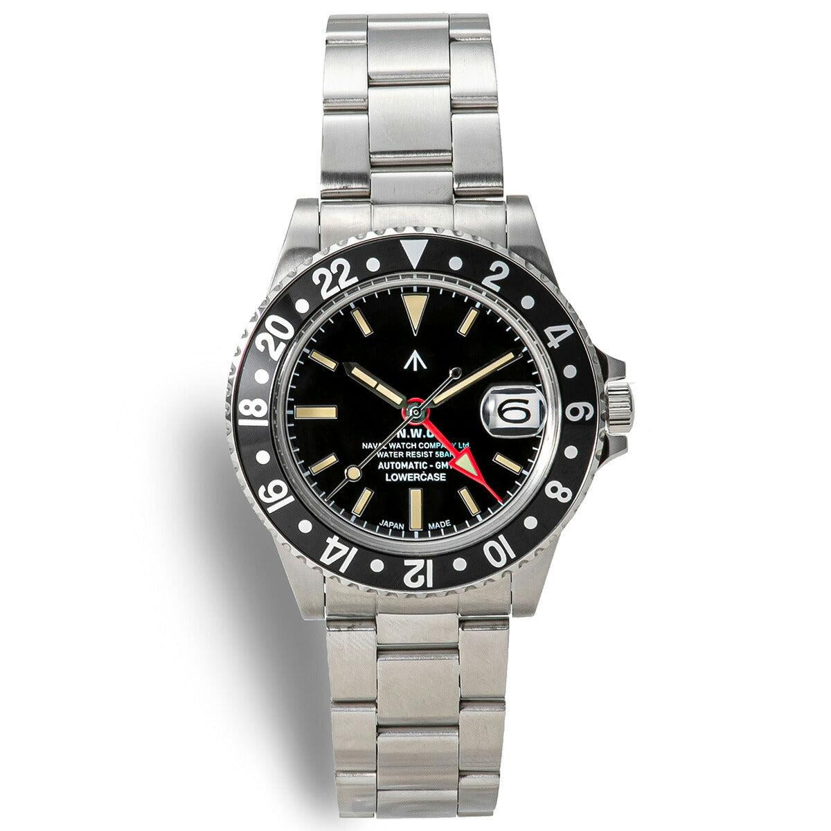 ナバルウォッチ NAVAL WATCH Produced By LOWERCASE ローワーケース FRXD001 腕時計 メンズ 自動巻き GMT【60回分割手数料無料！】