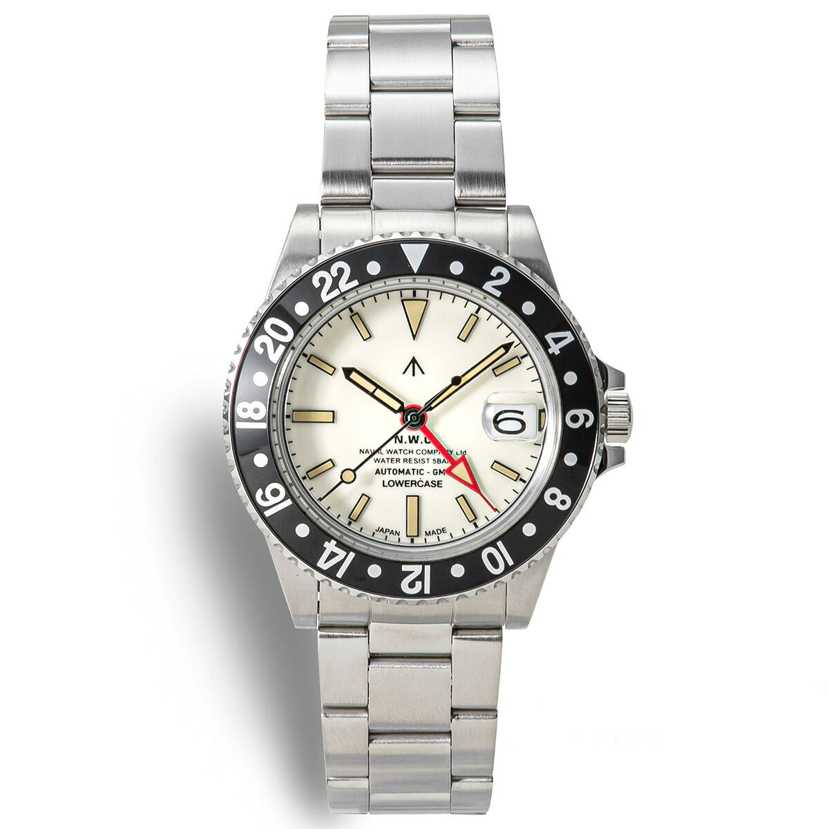 ナバルウォッチ NAVAL WATCH Produced By LOWERCASE ローワーケース FRXD002 腕時計 メンズ 自動巻き GMT【60回分割手数料無料！】