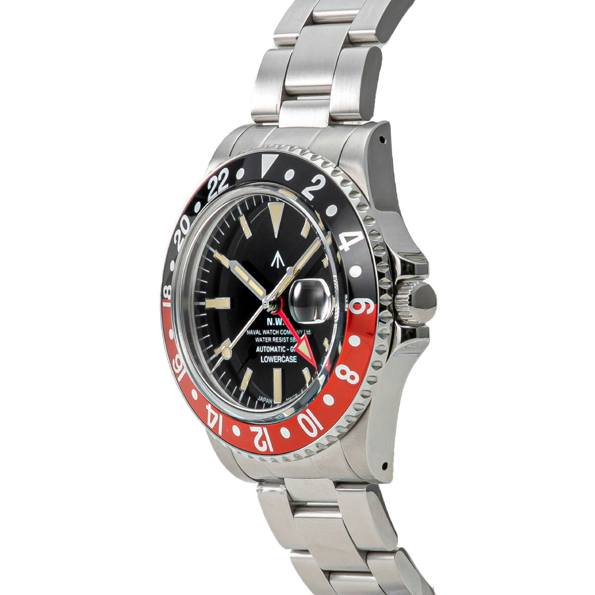 ナバルウォッチ NAVAL WATCH Produced By LOWERCASE ローワーケース FRXD004 腕時計 メンズ 自動巻き GMT【60回分割手数料無料！】