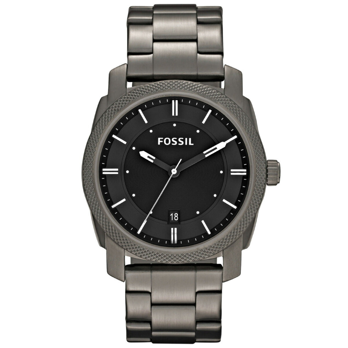 フォッシル FOSSIL 腕時計 メンズ MACHINE スモーク ステンレススチールウォッチ FS4774