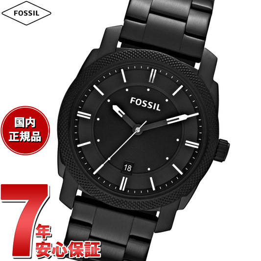 フォッシル FOSSIL 腕時計 メンズ MACHINE ブラック ステンレススチールウォッチ FS4775