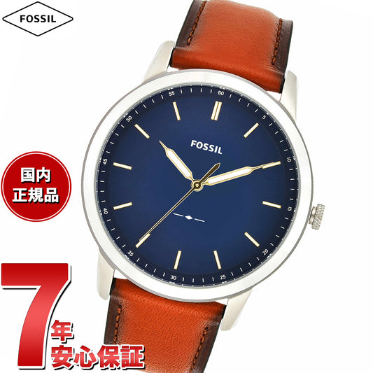 フォッシル FOSSIL 腕時計 メンズ MINIMALIST SLIM 三針 ライトブラウン レザーウォッチ FS5304