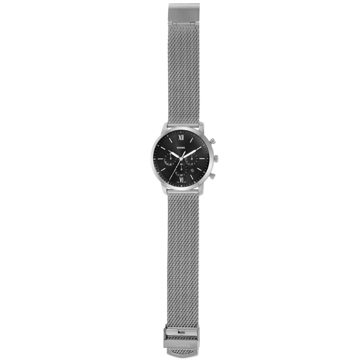 フォッシル FOSSIL 腕時計 メンズ NEUTRA クロノグラフ ステンレススチールメッシュウォッチ＆ブレスレット ボックスセット FS6021SET