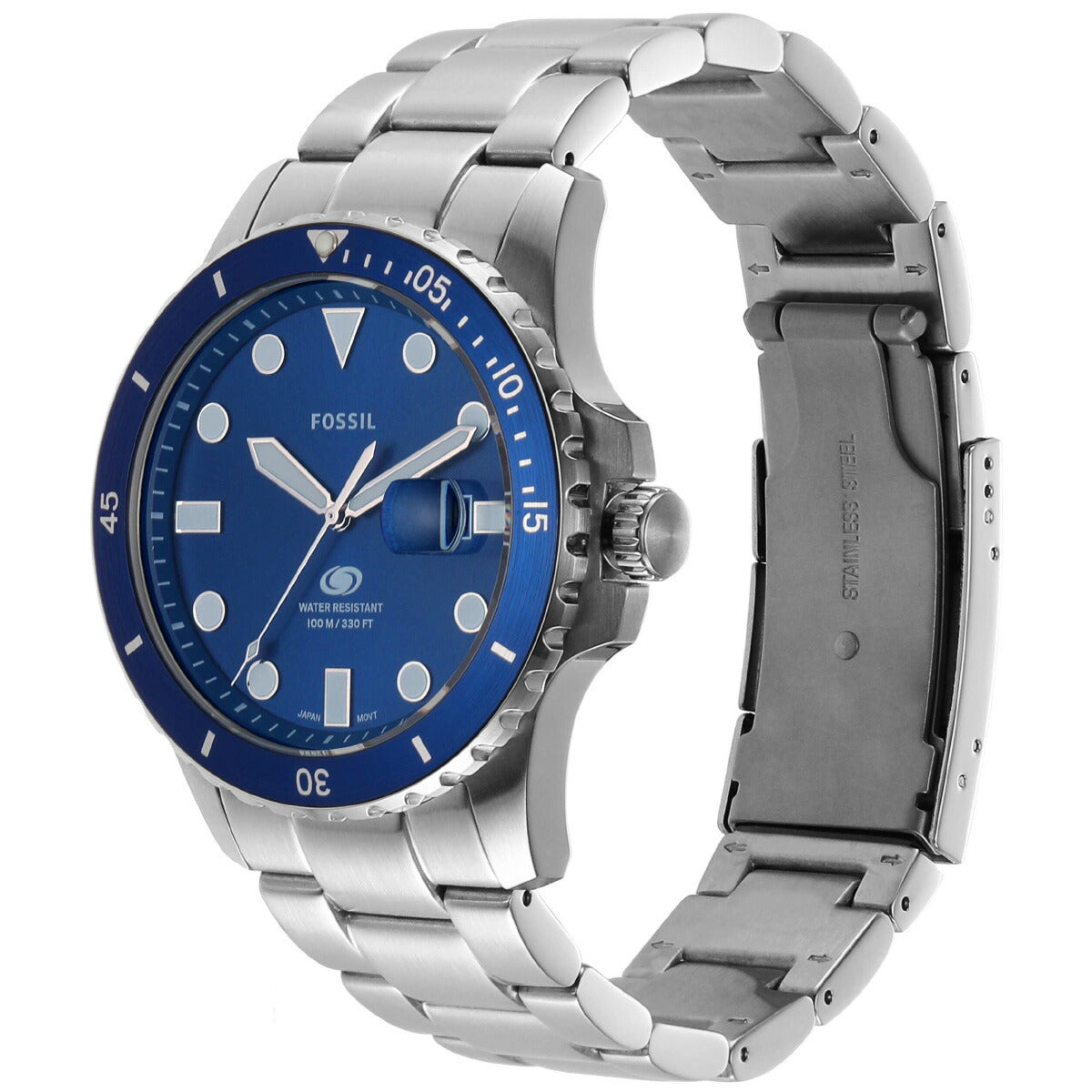 フォッシル FOSSIL 腕時計 メンズ CARRAWAY 三針 ブラウン レザーウォッチ FS6029