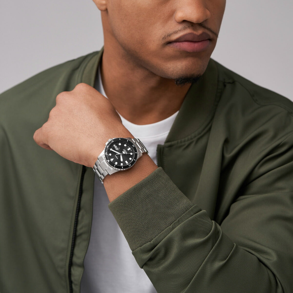 フォッシル FOSSIL 腕時計 メンズ FOSSIL BLUE DIVE 三針デイト ステンレススチールウォッチ FS6032