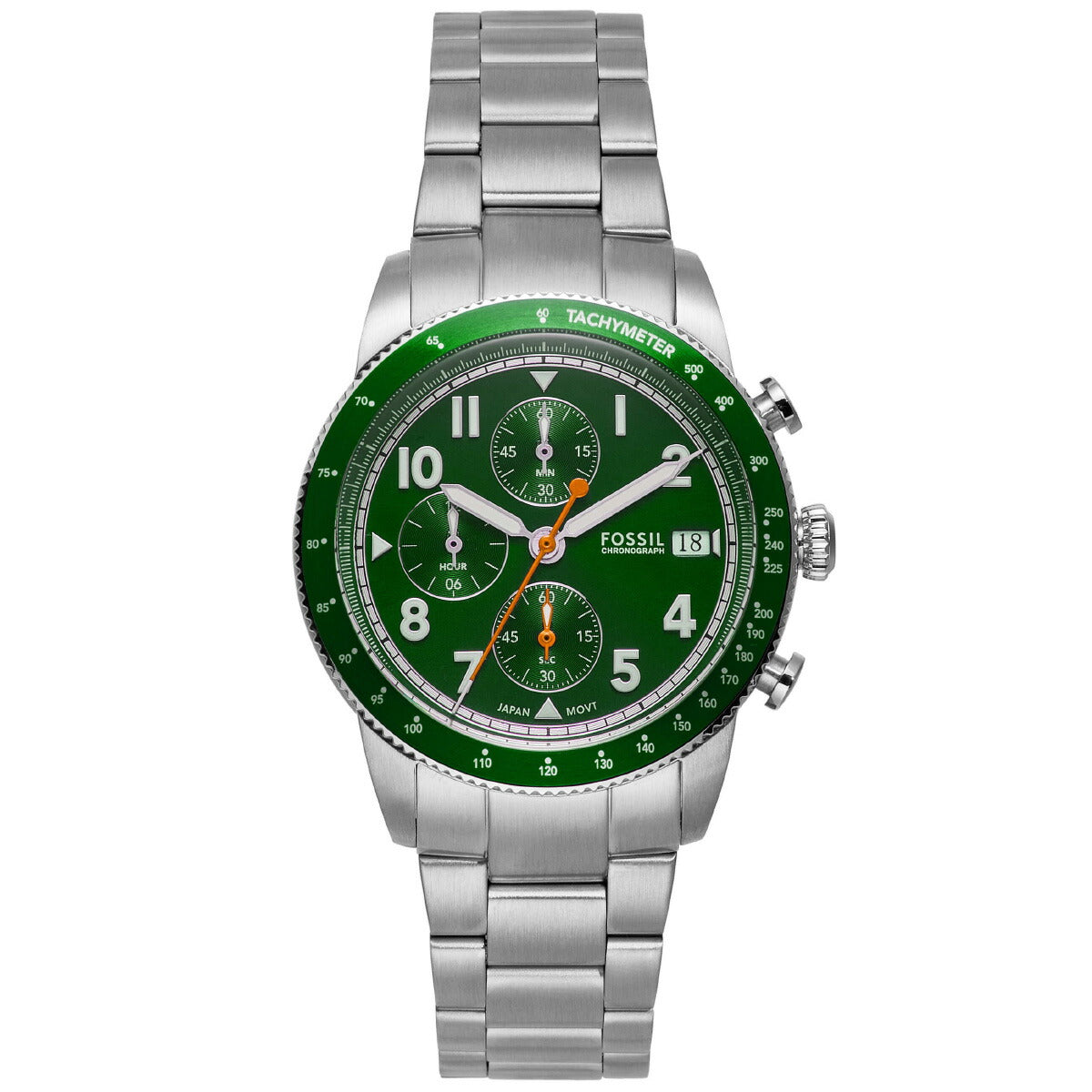 フォッシル FOSSIL 腕時計 メンズ SPORT TOURER クロノグラフ ステンレススチールウォッチ FS6048