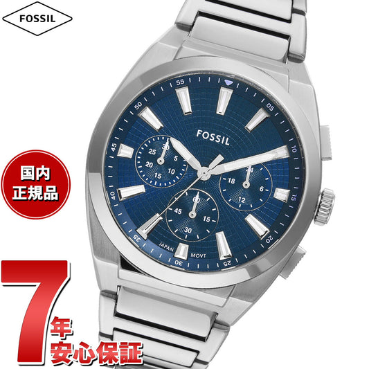 フォッシル FOSSIL 腕時計 メンズ EVERETT クロノグラフ ステンレススチールウォッチ FS6104