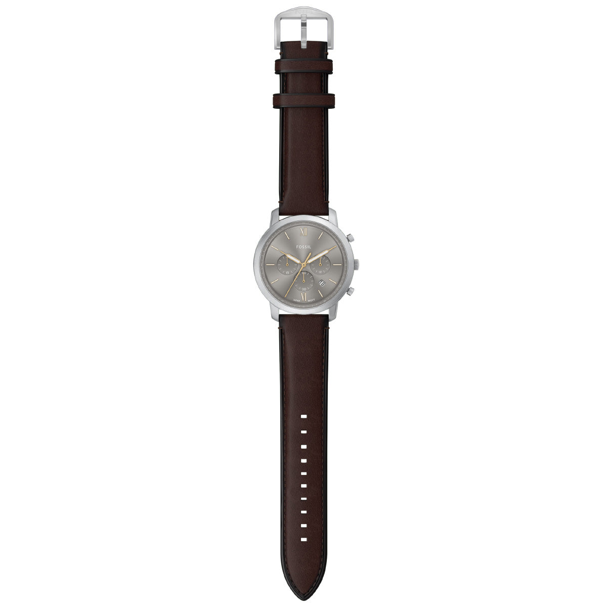 フォッシル FOSSIL 腕時計 メンズ NEUTRA クロノグラフ ブラウンレザーウォッチ FS6129【2025 新作】