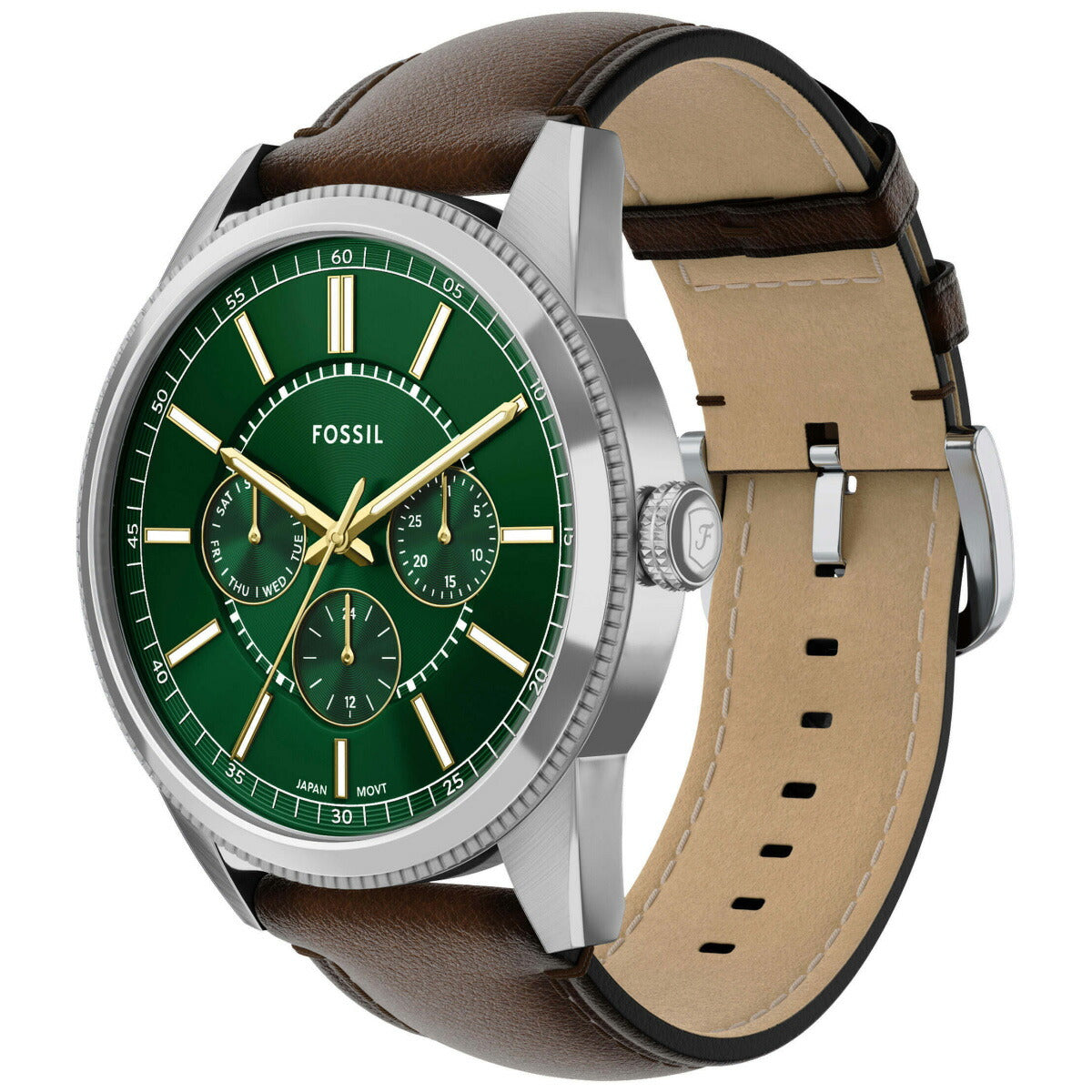 フォッシル FOSSIL 腕時計 メンズ PEARSON マルチファンクション ブラウンレザーウォッチ FS6137【2025 新作】