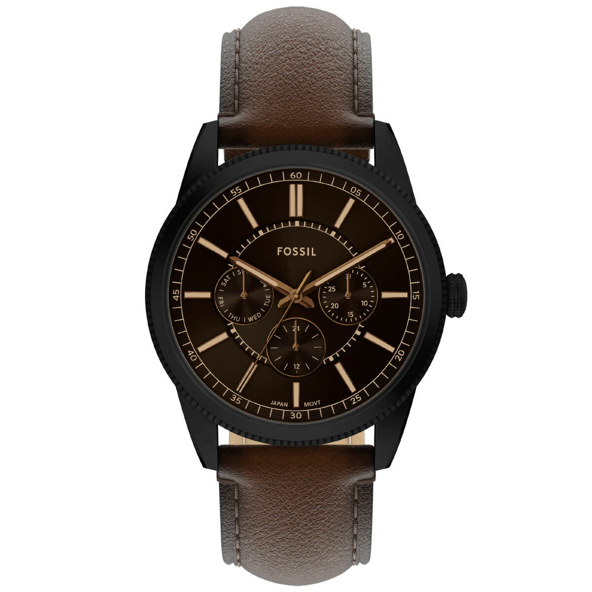 フォッシル FOSSIL 腕時計 メンズ PEARSON マルチファンクション ブラウンレザーウォッチ FS6138【2025 新作】