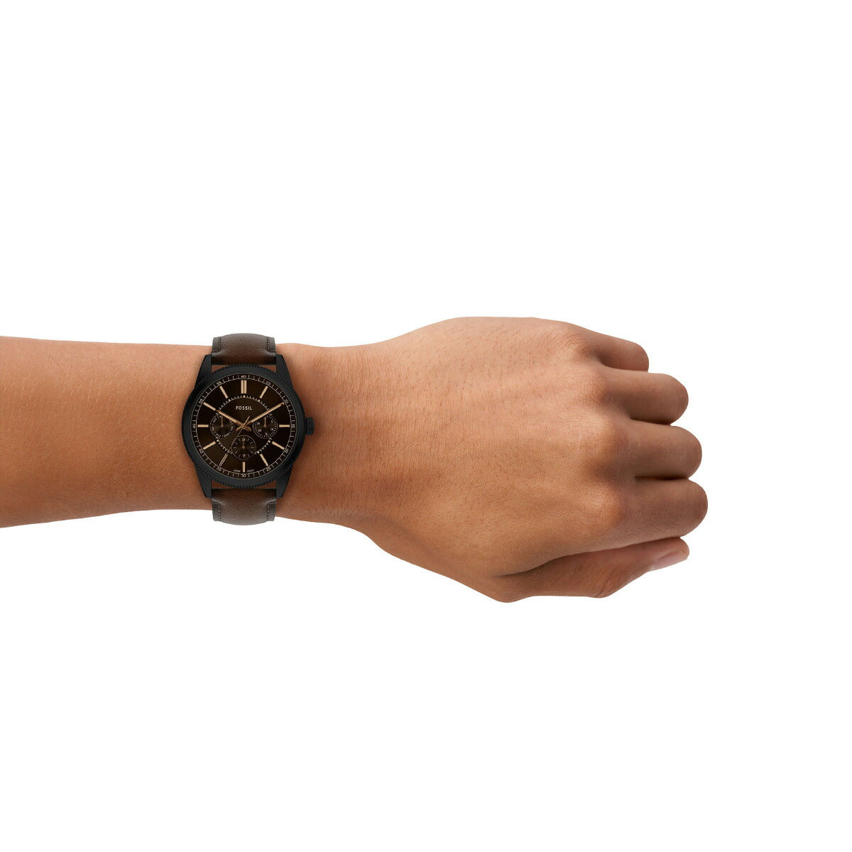 フォッシル FOSSIL 腕時計 メンズ PEARSON マルチファンクション ブラウンレザーウォッチ FS6138【2025 新作】
