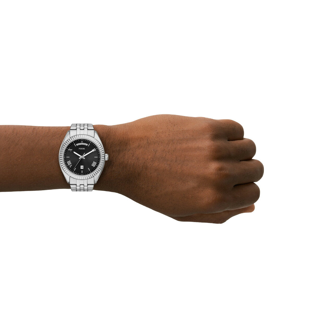 フォッシル FOSSIL 腕時計 メンズ CAMPBELL 三針 デイデイト ステンレススチールウォッチ FS6139【2025 新作】