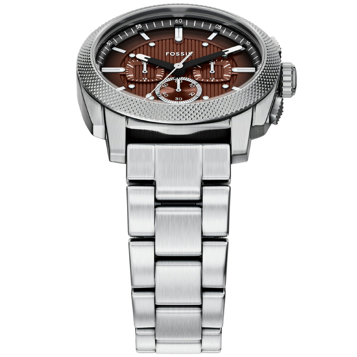フォッシル FOSSIL 腕時計 メンズ MACHINE クロノグラフ ステンレススチールウォッチ FS6144