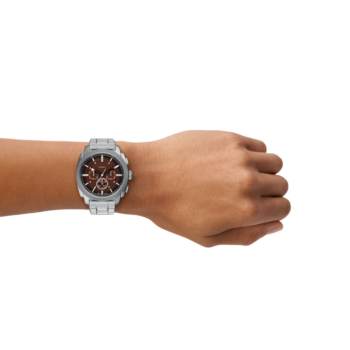フォッシル FOSSIL 腕時計 メンズ MACHINE クロノグラフ ステンレススチールウォッチ FS6144