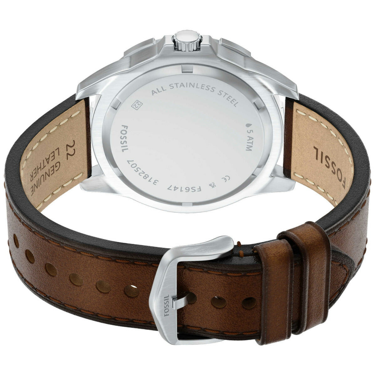 フォッシル FOSSIL 腕時計 メンズ GARRETT マルチファンクション ブラウンレザーウォッチ FS6147【2025 新作】