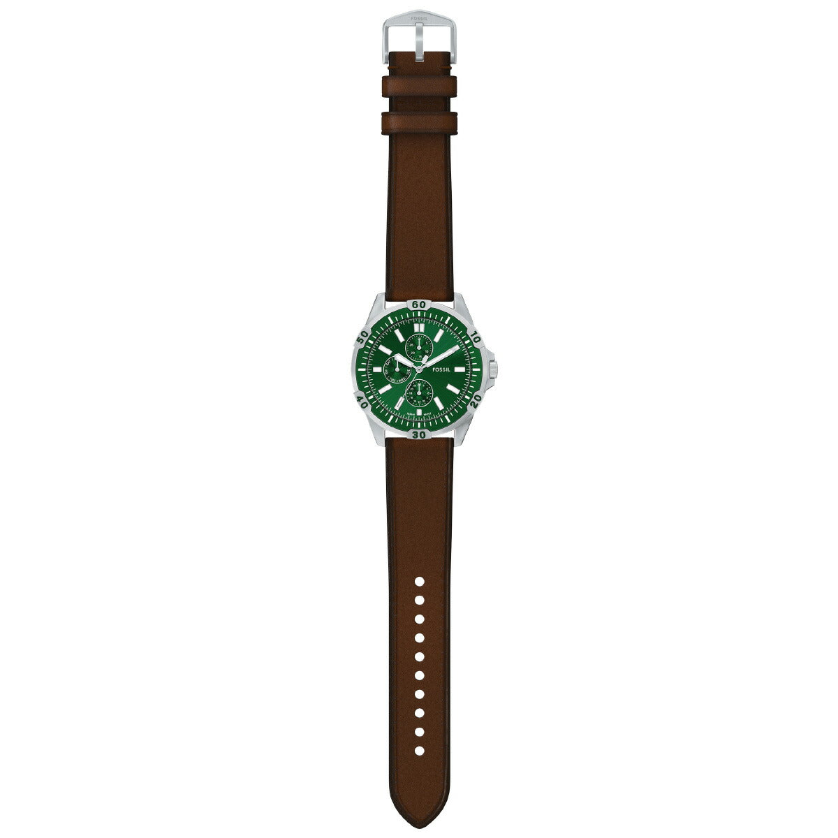 フォッシル FOSSIL 腕時計 メンズ GARRETT マルチファンクション ブラウンレザーウォッチ FS6147【2025 新作】