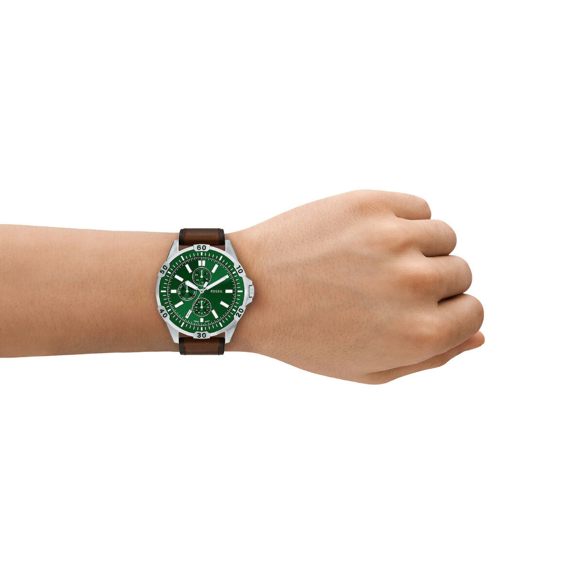 フォッシル FOSSIL 腕時計 メンズ GARRETT マルチファンクション ブラウンレザーウォッチ FS6147【2025 新作】
