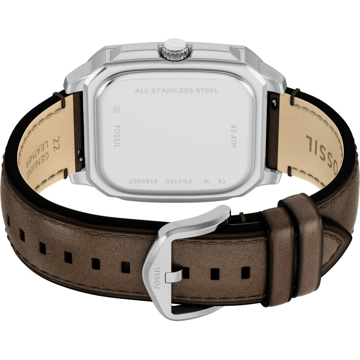 フォッシル FOSSIL 腕時計 メンズ CROSBY 三針 ブラウン レザーウォッチ FS6150