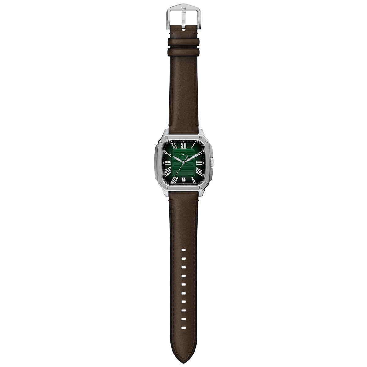 フォッシル FOSSIL 腕時計 メンズ CROSBY 三針 ブラウン レザーウォッチ FS6150