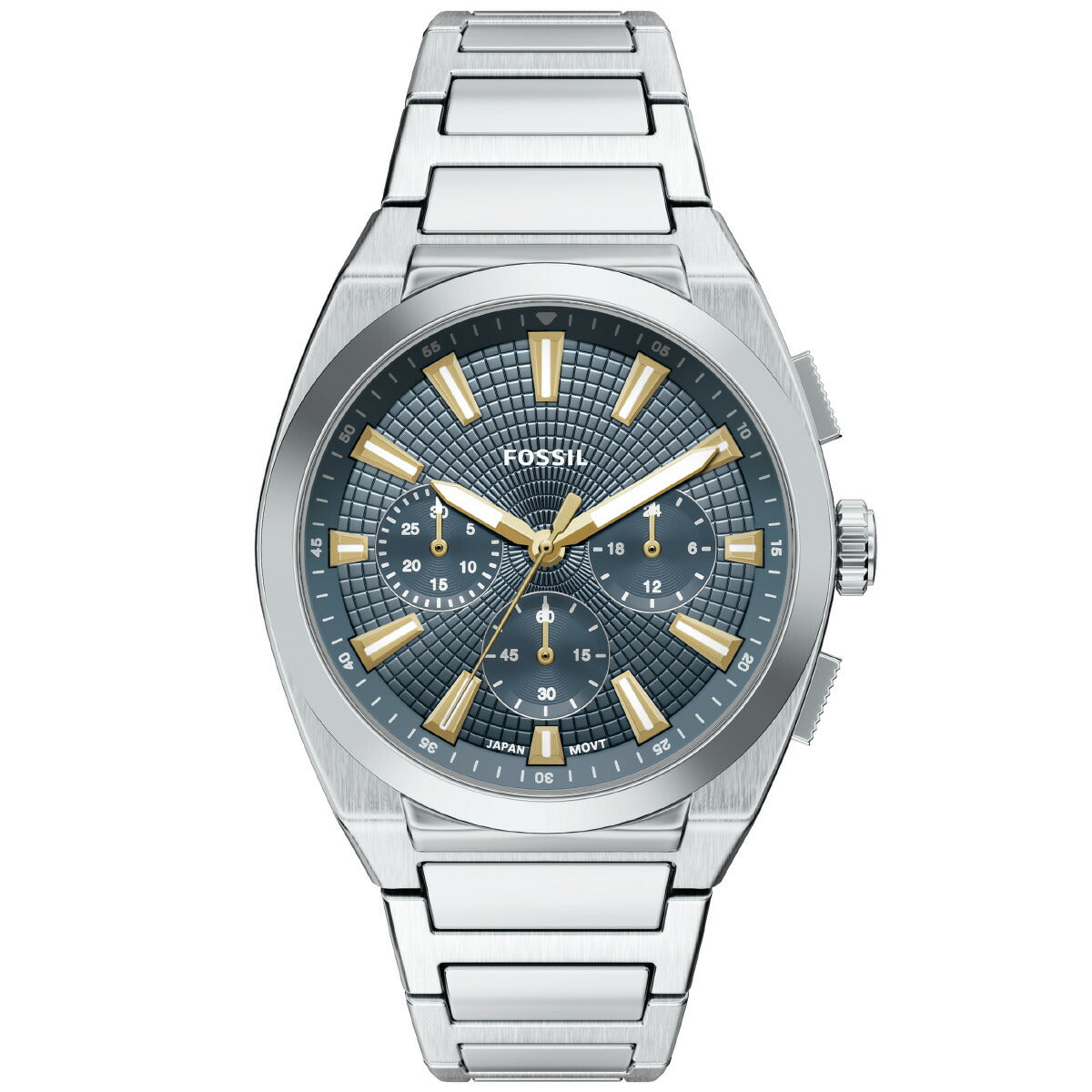 フォッシル FOSSIL 腕時計 メンズ EVERETT クロノグラフ ステンレススチール FS6154【2026 新作】