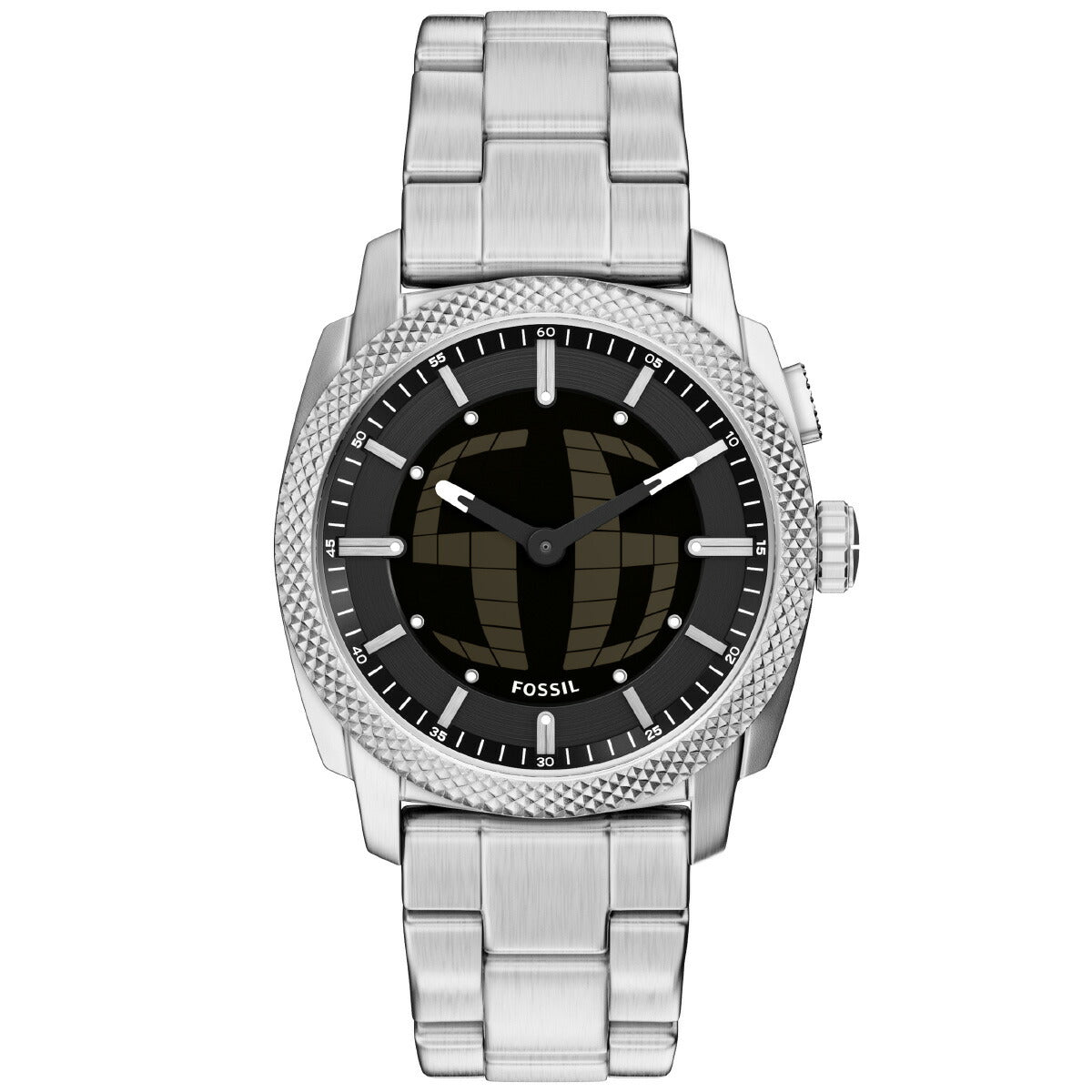 フォッシル FOSSIL 腕時計 アナデジ メンズ MACHINE BIG TIC 41mm ステンレススチール FS6155【2026 新作】