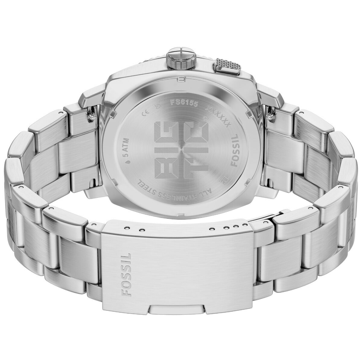 フォッシル FOSSIL 腕時計 アナデジ メンズ MACHINE BIG TIC 41mm ステンレススチール FS6155【2026 新作】