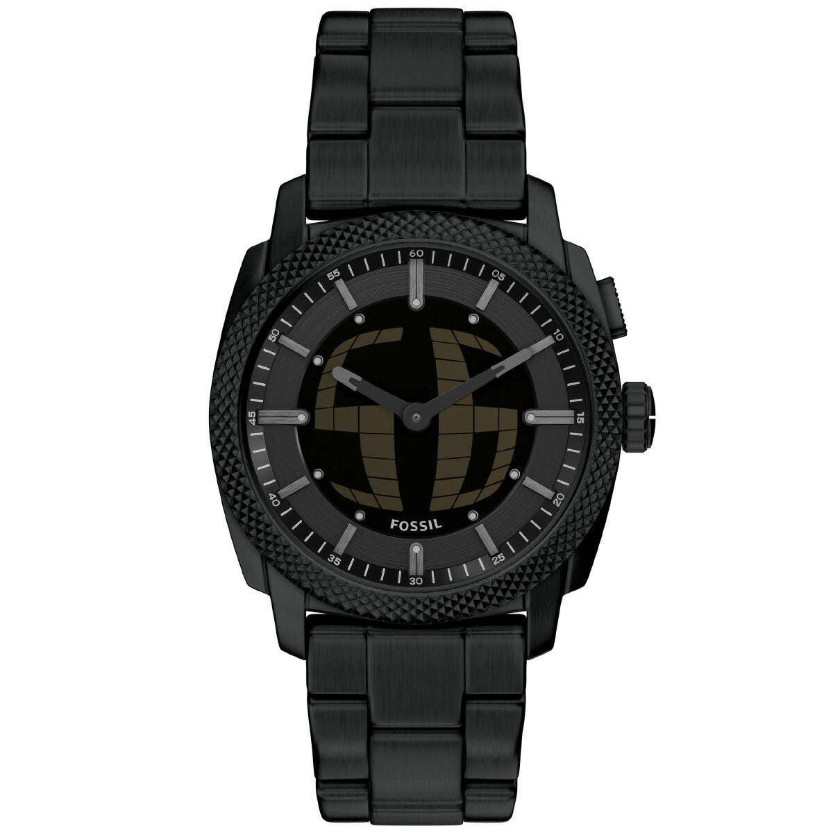 フォッシル FOSSIL 腕時計 アナデジ メンズ MACHINE BIG TIC 41mm ブラック ステンレススチール FS6156【2026 新作】