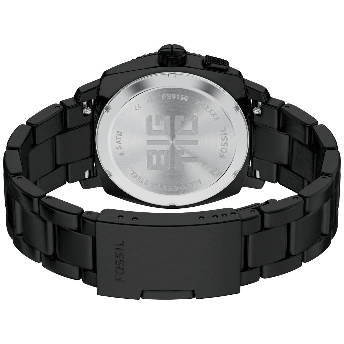 フォッシル FOSSIL 腕時計 アナデジ メンズ MACHINE BIG TIC 41mm ブラック ステンレススチール FS6156【2026 新作】