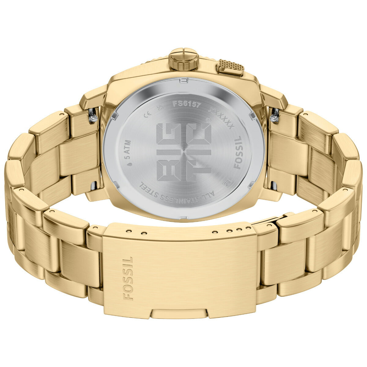 フォッシル FOSSIL 腕時計 アナデジ メンズ MACHINE BIG TIC 41mm ゴールドトーン ステンレススチール FS6157【2026 新作】