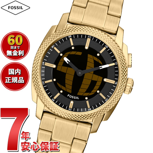 フォッシル FOSSIL 腕時計 アナデジ メンズ MACHINE BIG TIC 41mm ゴールドトーン ステンレススチール FS6157【2026 新作】
