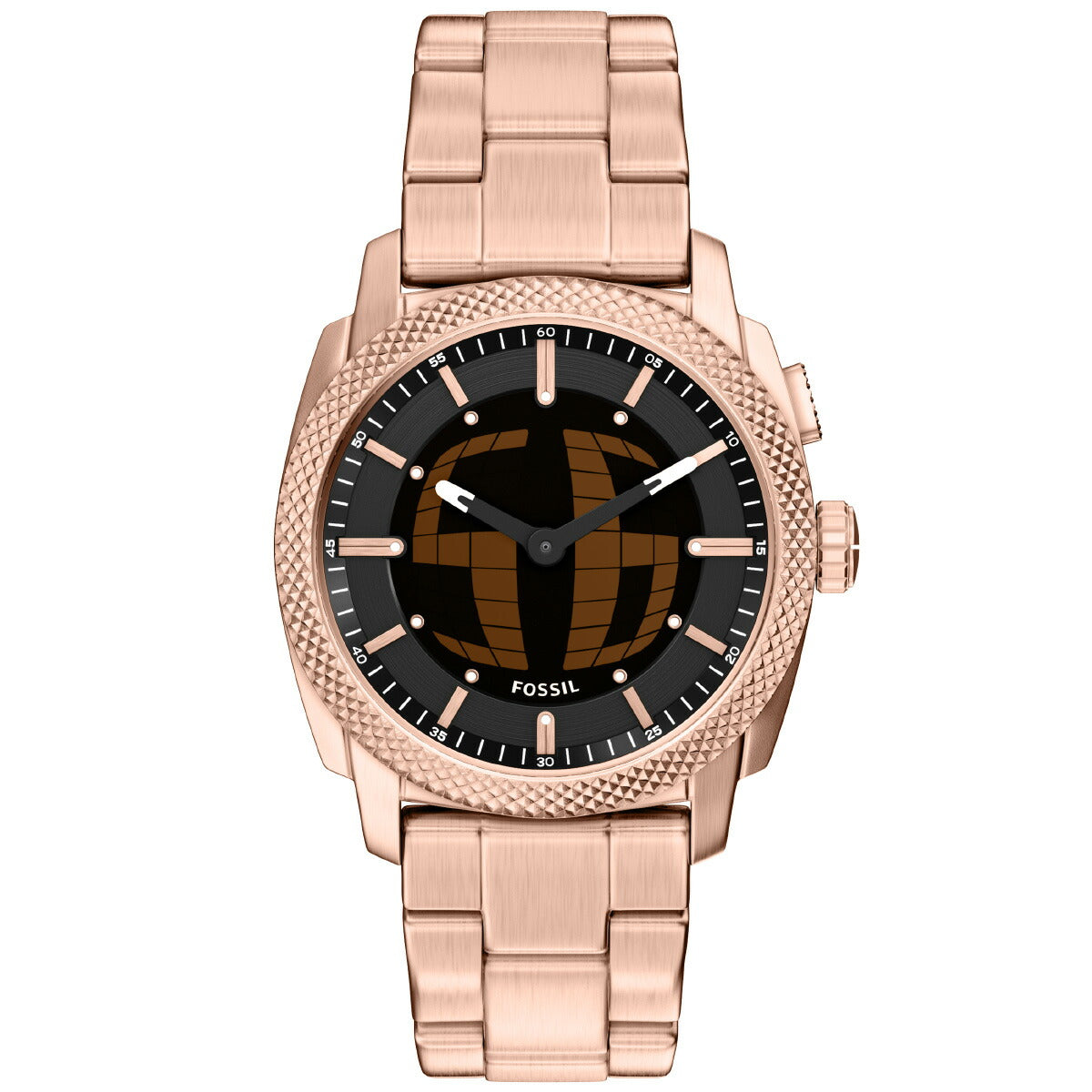 フォッシル FOSSIL 腕時計 アナデジ メンズ MACHINE BIG TIC 41mm ゴールドトーン ステンレススチール FS6158【2026 新作】