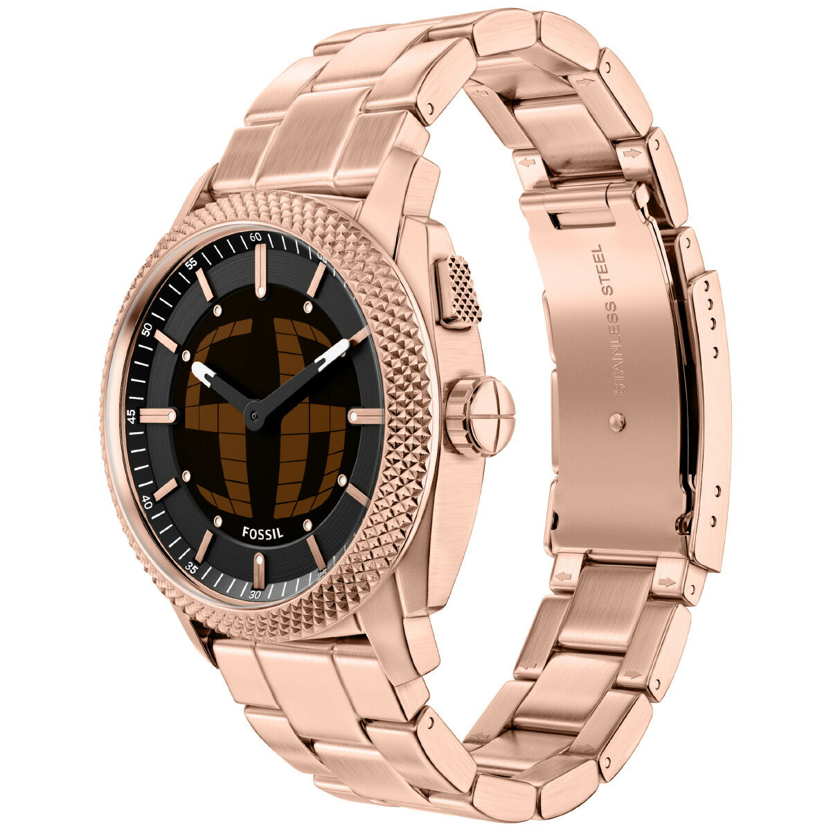 フォッシル FOSSIL 腕時計 アナデジ メンズ MACHINE BIG TIC 41mm ゴールドトーン ステンレススチール FS6158【2026 新作】