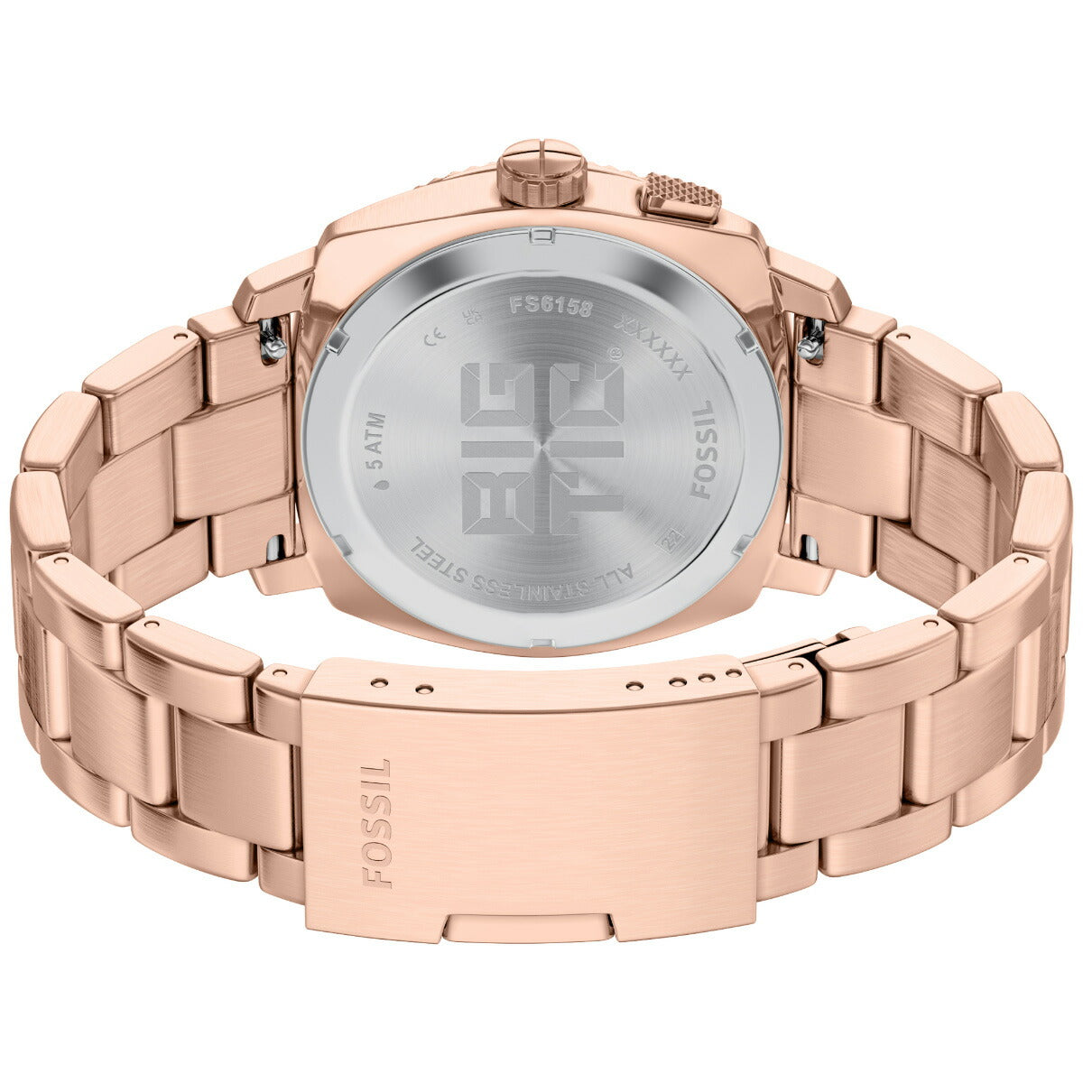フォッシル FOSSIL 腕時計 アナデジ メンズ MACHINE BIG TIC 41mm ゴールドトーン ステンレススチール FS6158【2026 新作】