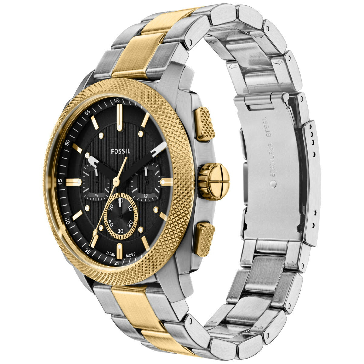 フォッシル FOSSIL 腕時計 メンズ MACHINE クロノグラフ ツートーン