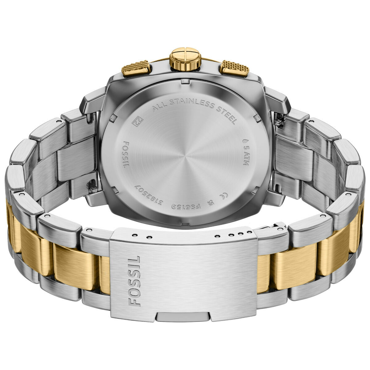 フォッシル FOSSIL 腕時計 メンズ MACHINE クロノグラフ ツートーン ステンレススチール FS6159【2026 新作】