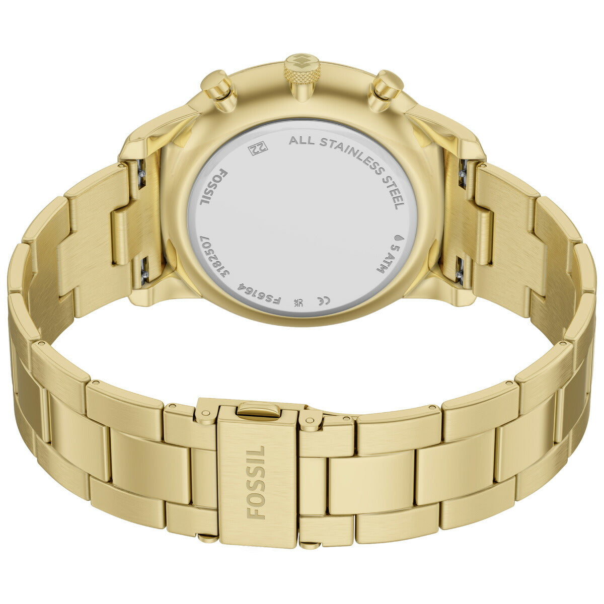 フォッシル FOSSIL 腕時計 メンズ NEUTRA クロノグラフ ゴールドトーン ステンレススチール FS6164【2026 新作】