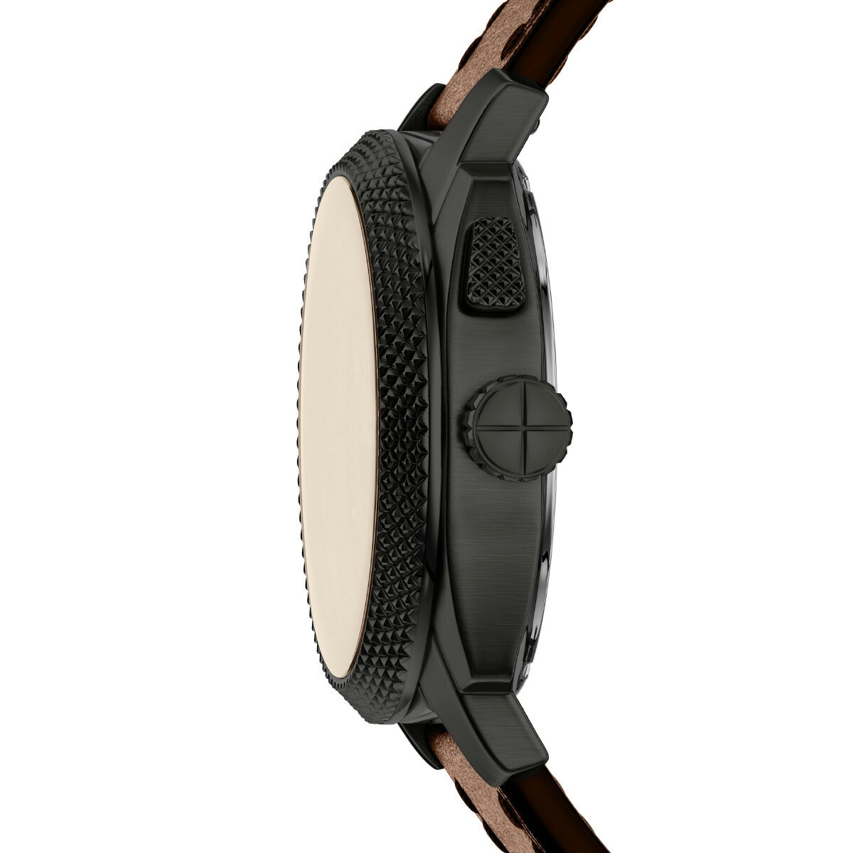 フォッシル FOSSIL 腕時計 アナデジ メンズ MACHINE BIG TIC 41mm ブラウン レザー FS6165【2026 新作】