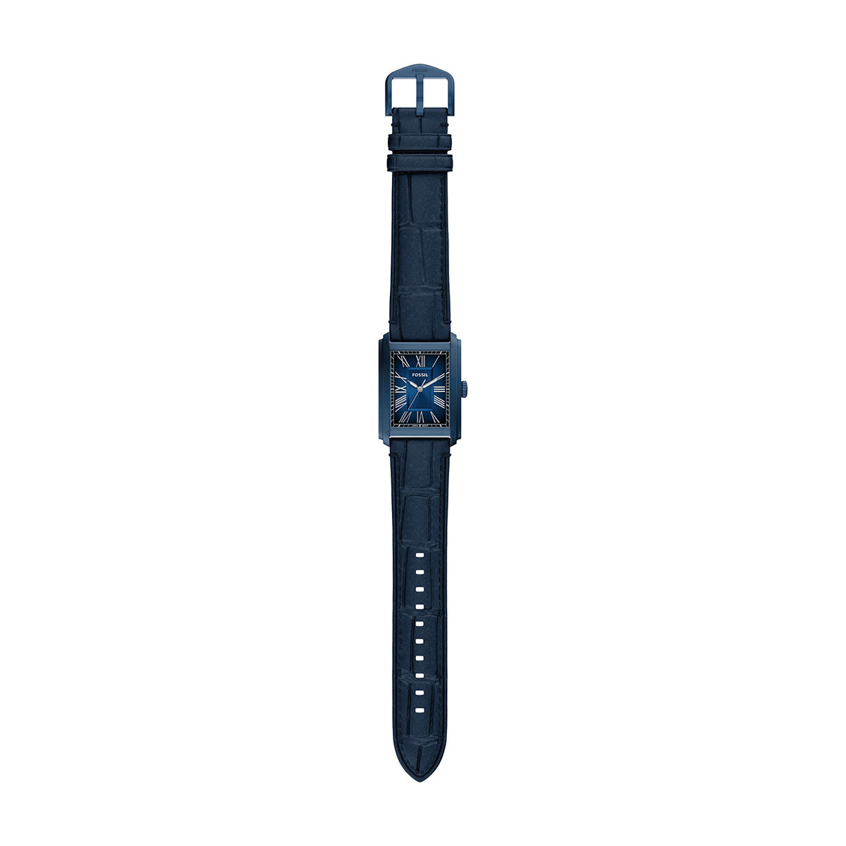 フォッシル FOSSIL 腕時計 メンズ CARRAWAY 三針 ネイビー クロコレザー FS6170【2026 新作】
