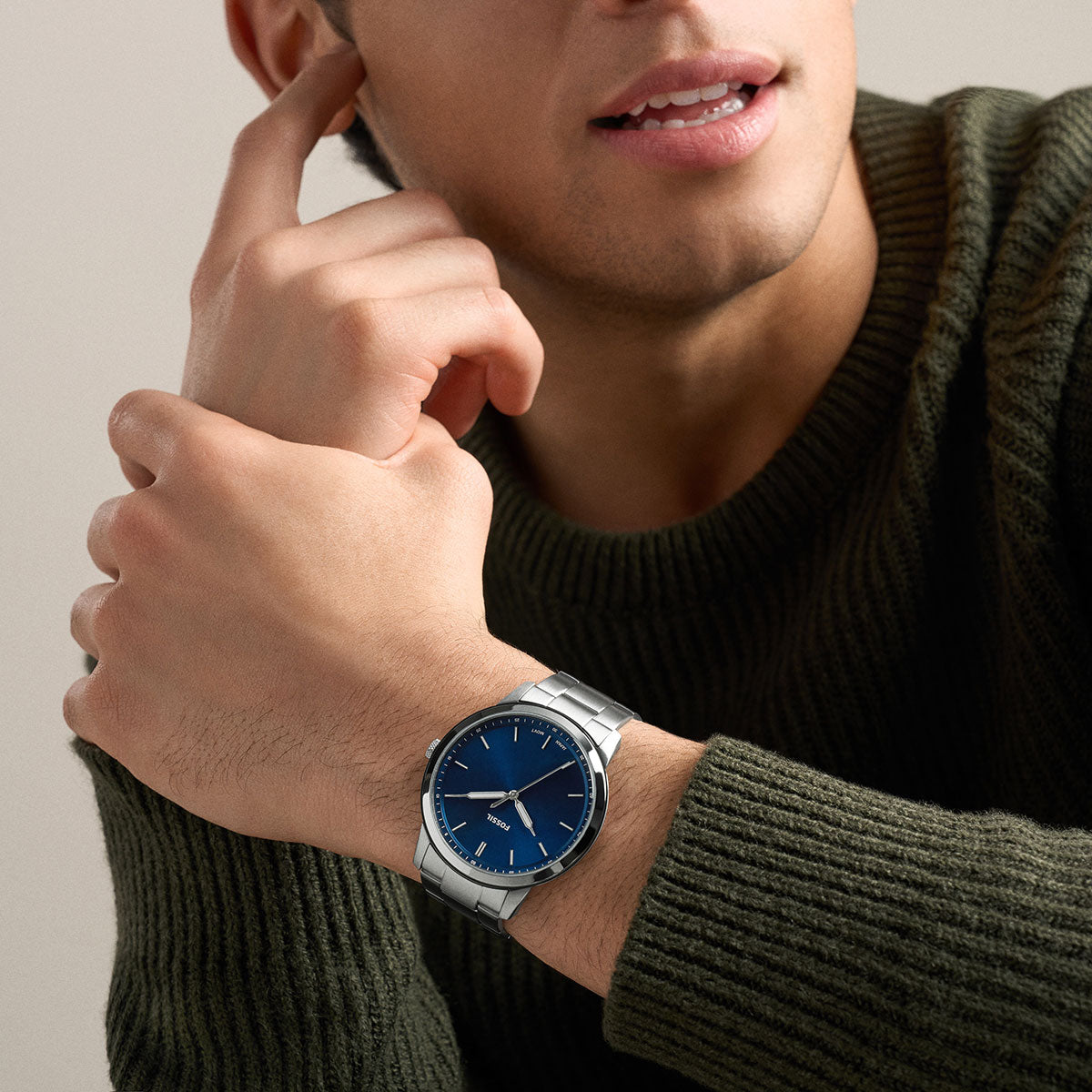 フォッシル FOSSIL 腕時計 メンズ MINIMALIST アナログ ステンレススチールウォッチ FS6180【2026新作】