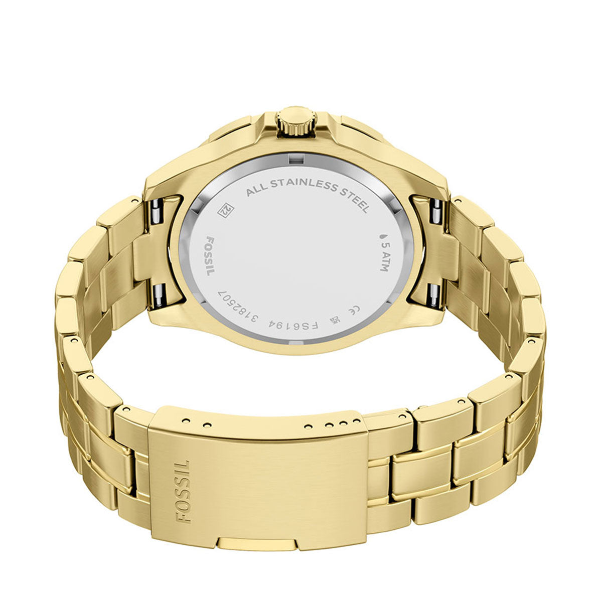 フォッシル FOSSIL 腕時計 メンズ GARRETT マルチファンクション アナログ ツートーン ステンレススチールウォッチ FS6194【2026新作】