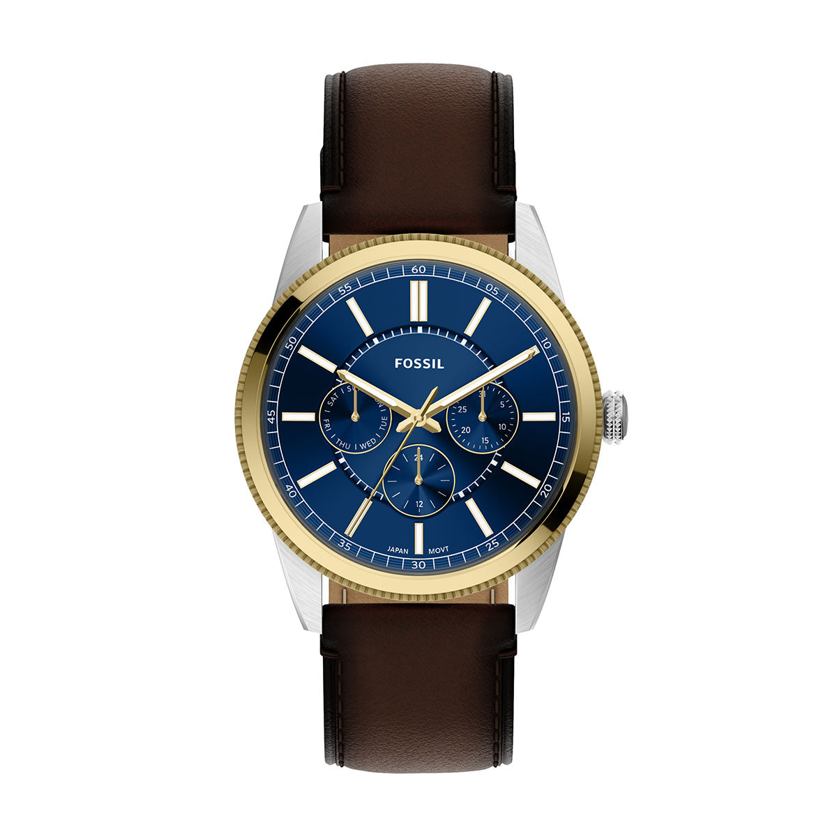 フォッシル FOSSIL 腕時計 メンズ PEARSON マルチファンクション アナログ ブラウンレザーウォッチ FS6195【2026新作】