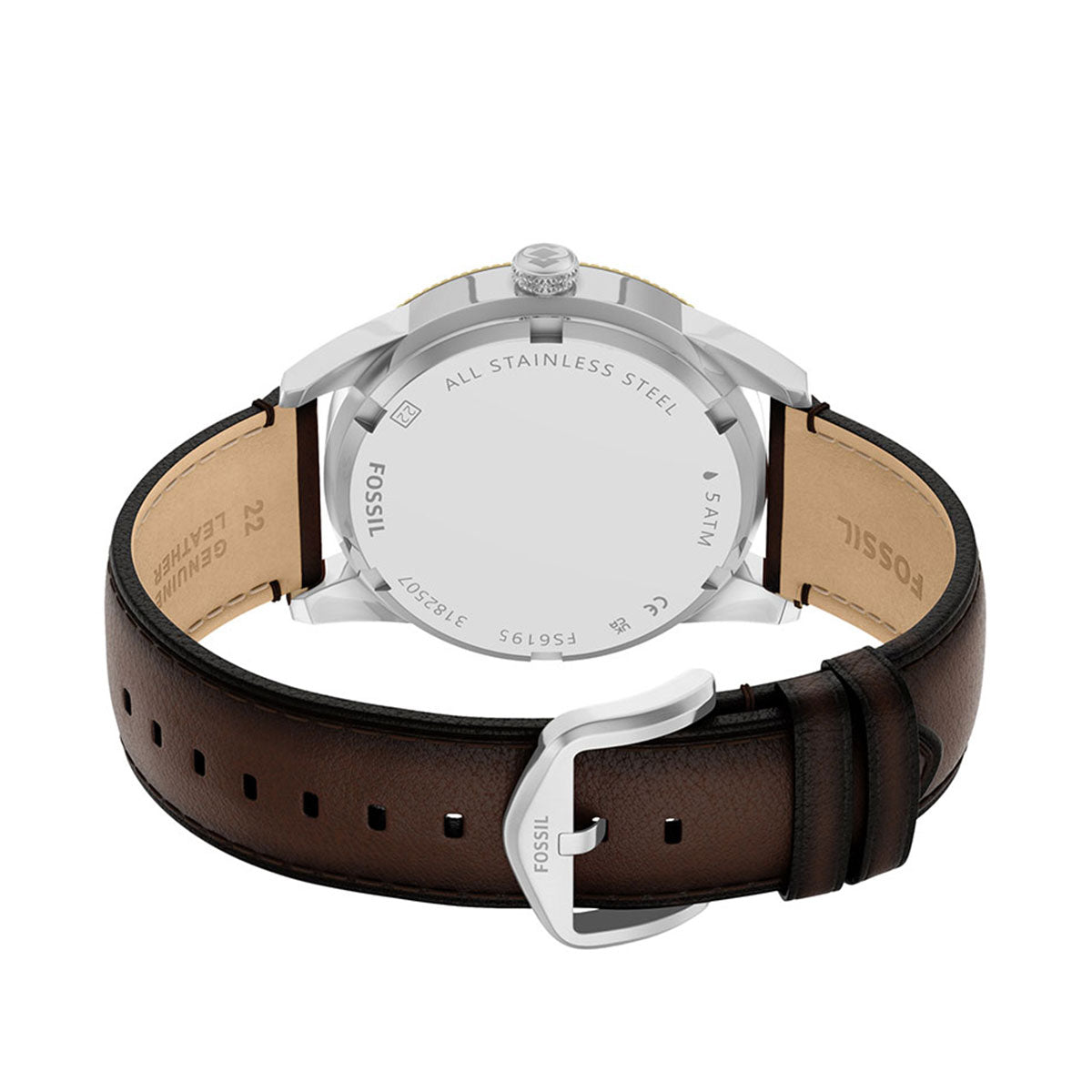 フォッシル FOSSIL 腕時計 メンズ PEARSON マルチファンクション アナログ ブラウンレザーウォッチ FS6195【2026新作】
