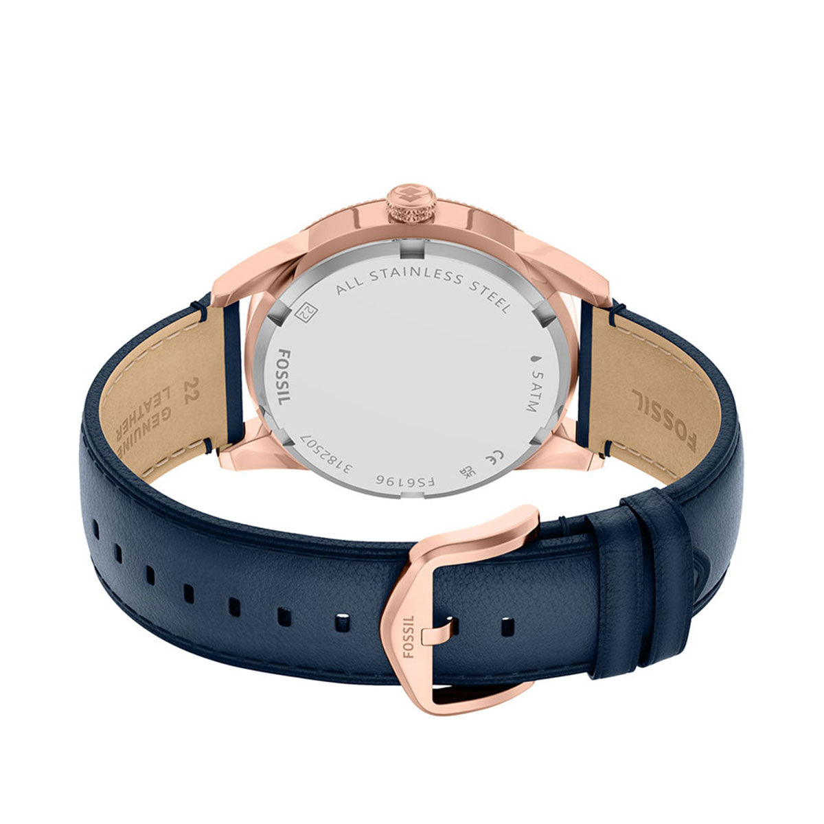 フォッシル FOSSIL 腕時計 メンズ PEARSON マルチファンクション アナログ ネイビーレザーウォッチ FS6196【2026新作】