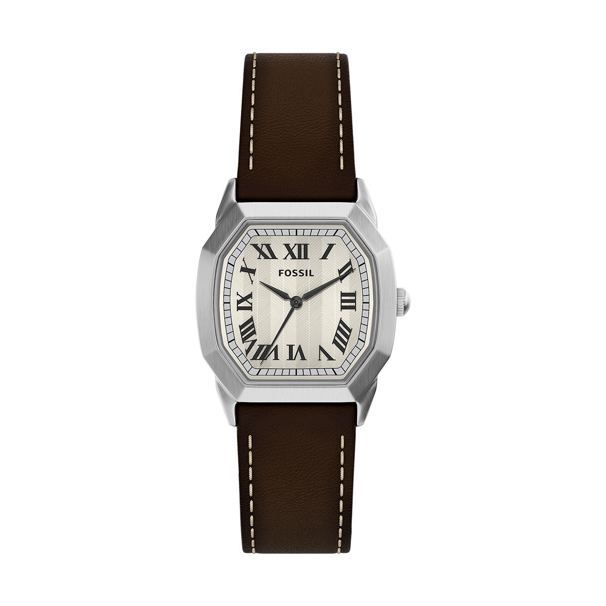 フォッシル FOSSIL 腕時計 メンズ HARLOW アナログ ブラウン レザーウォッチ FS6214【2026新作】