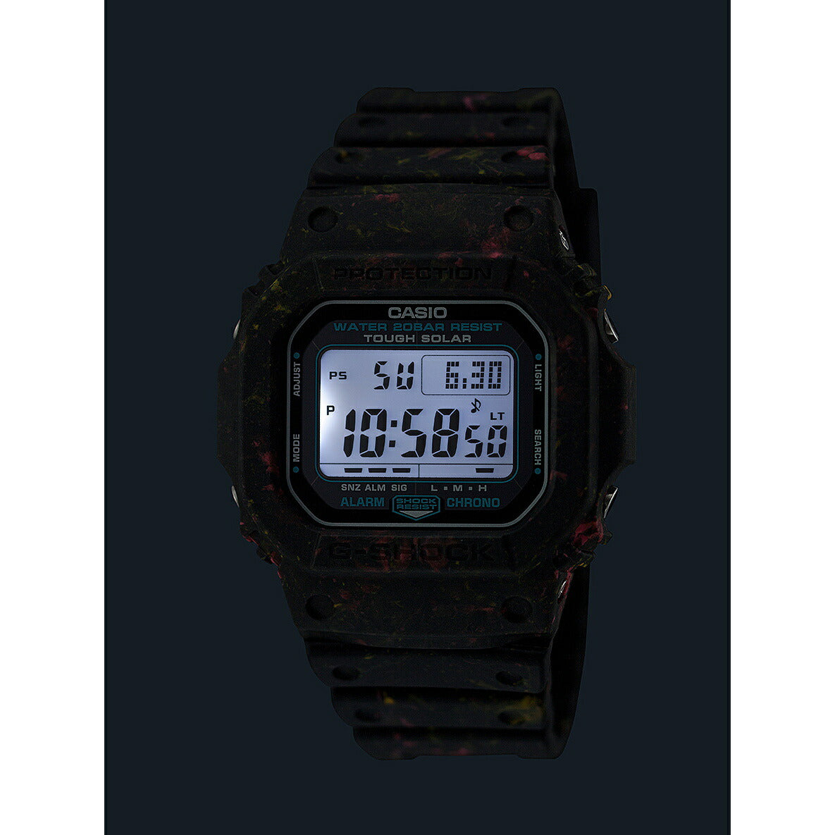 G-SHOCK カシオ Gショック CASIO G-5600BG-1JR ソーラー デジタル メンズ 腕時計 タフソーラー マットブラック 環境負荷低減素材使用【2024 新作】