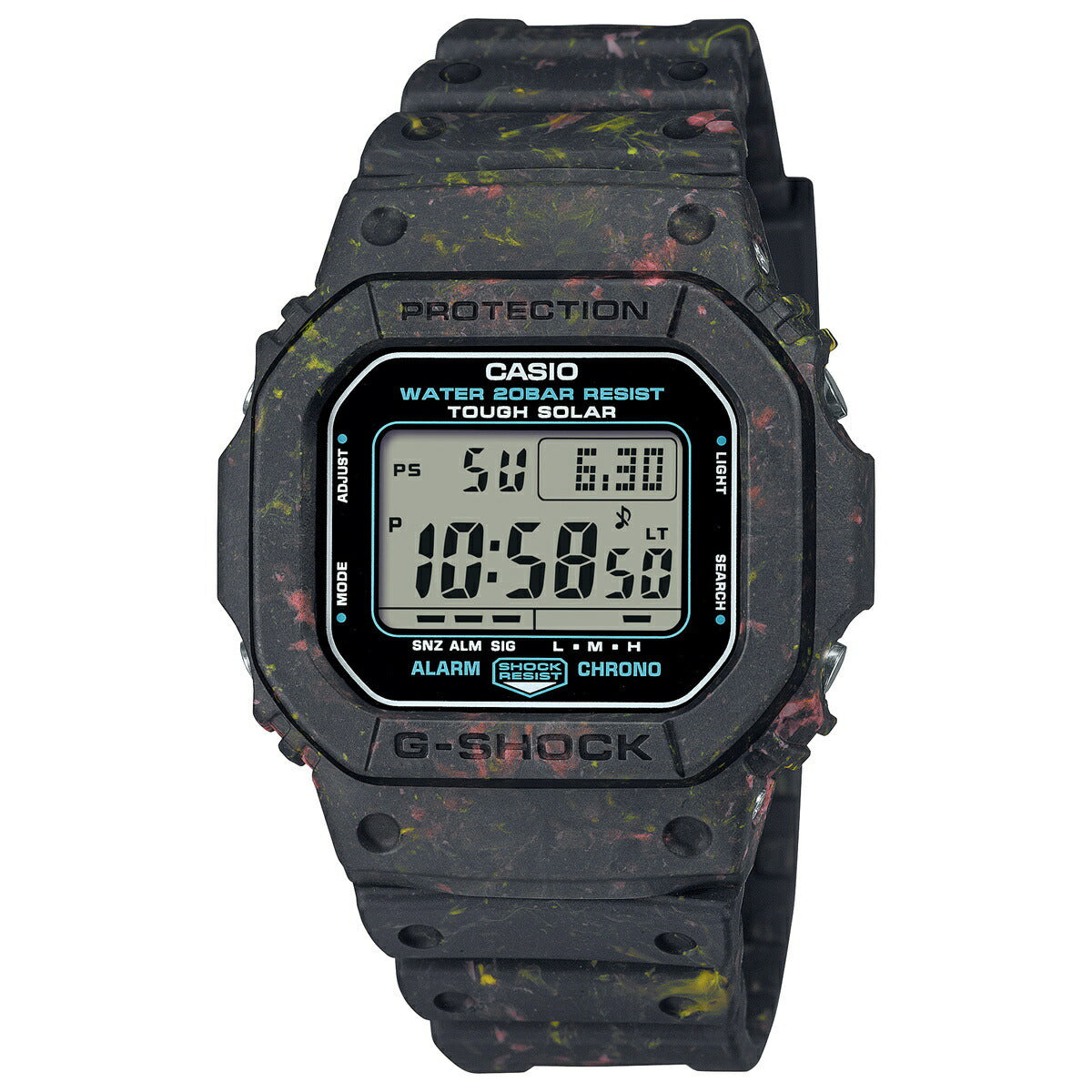 G-SHOCK カシオ Gショック CASIO G-5600BG-1JR ソーラー デジタル メンズ 腕時計 タフソーラー マットブラック 環境負荷低減素材使用【2024 新作】