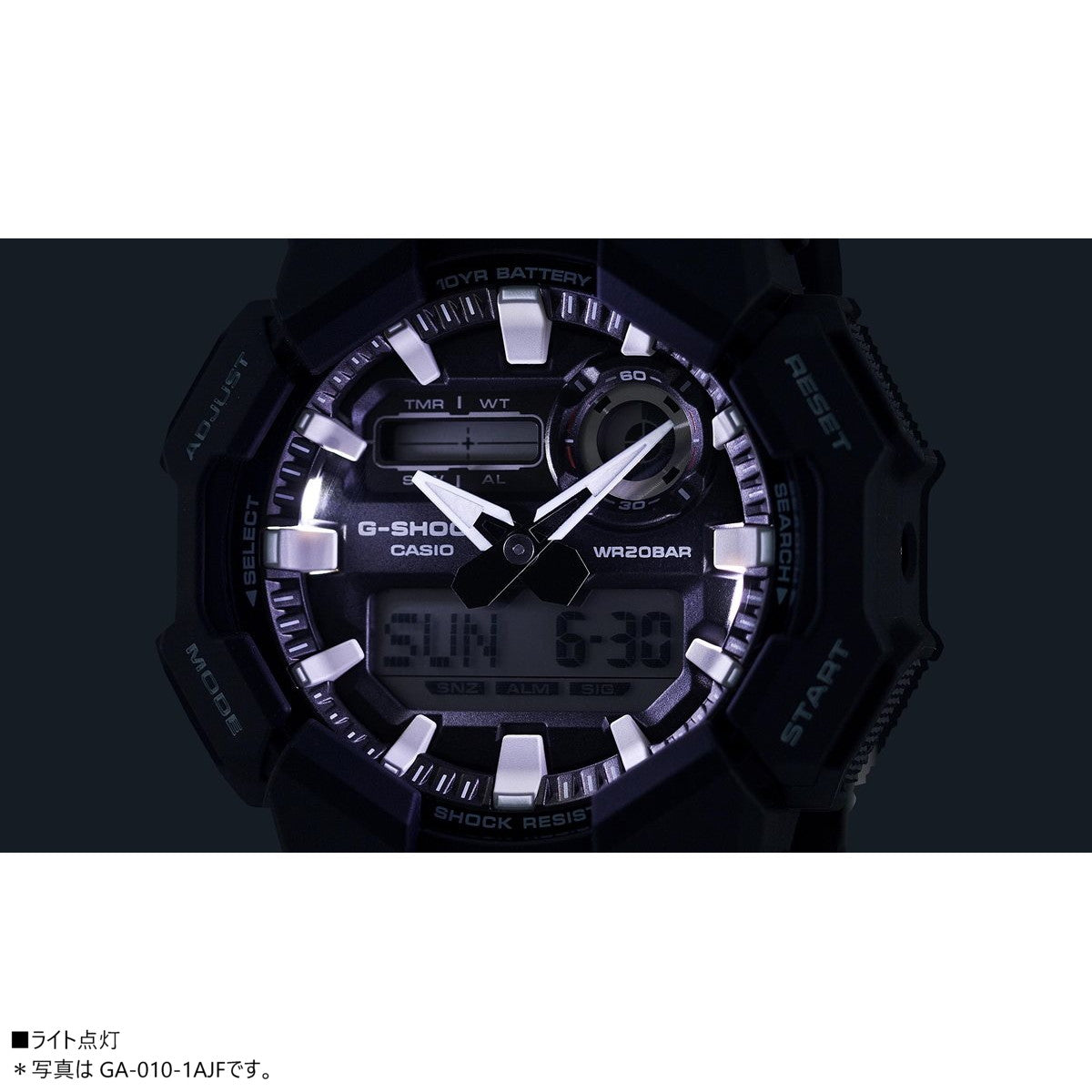 G-SHOCK カシオ Gショック CASIO アナデジ 腕時計 メンズ GA-010-2AJF ブルーグリーン【2024 新作】