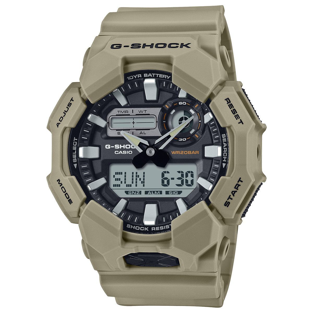 G-SHOCK カシオ Gショック CASIO アナデジ 腕時計 メンズ GA-010-5AJF ベージュ【2024 新作】